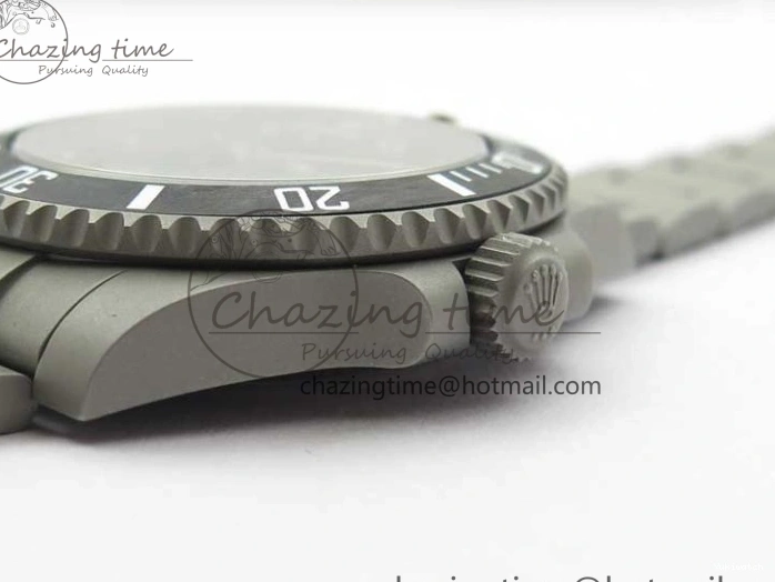 116610 Bezel Skeleton DIal Best Sandblasted Edition on ROF Andrea Submariner Carbon SA3130 Pirlo 0308